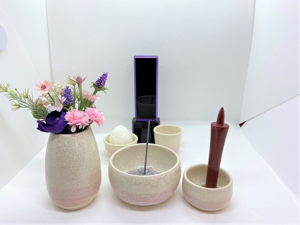 ユキノセイザ 5具足セット | 仏壇仏具のまつかわ（有）松川仏壇