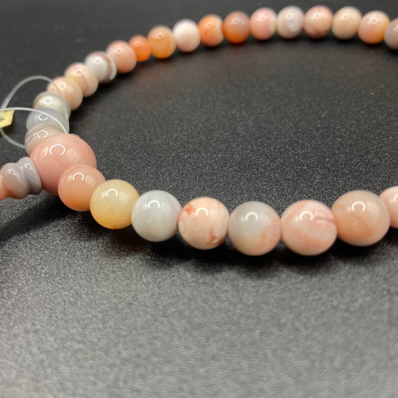 ピンクボツワナ瑪瑙【数珠】【京念珠】【女性用】 | 仏壇仏具のま