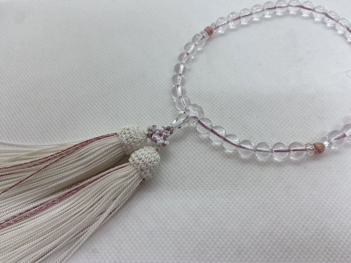 インカローズ　念珠 国産京都の数珠・念珠【京念珠：インカローズ（ロードクロサイト