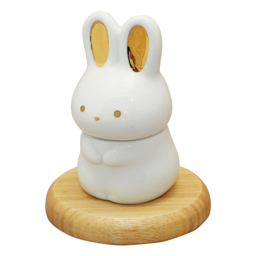 ﾍﾟｯﾄ骨壺 永遠の愛(うさぎ) 箱入 | 仏壇仏具のまつかわ（有）松川仏壇