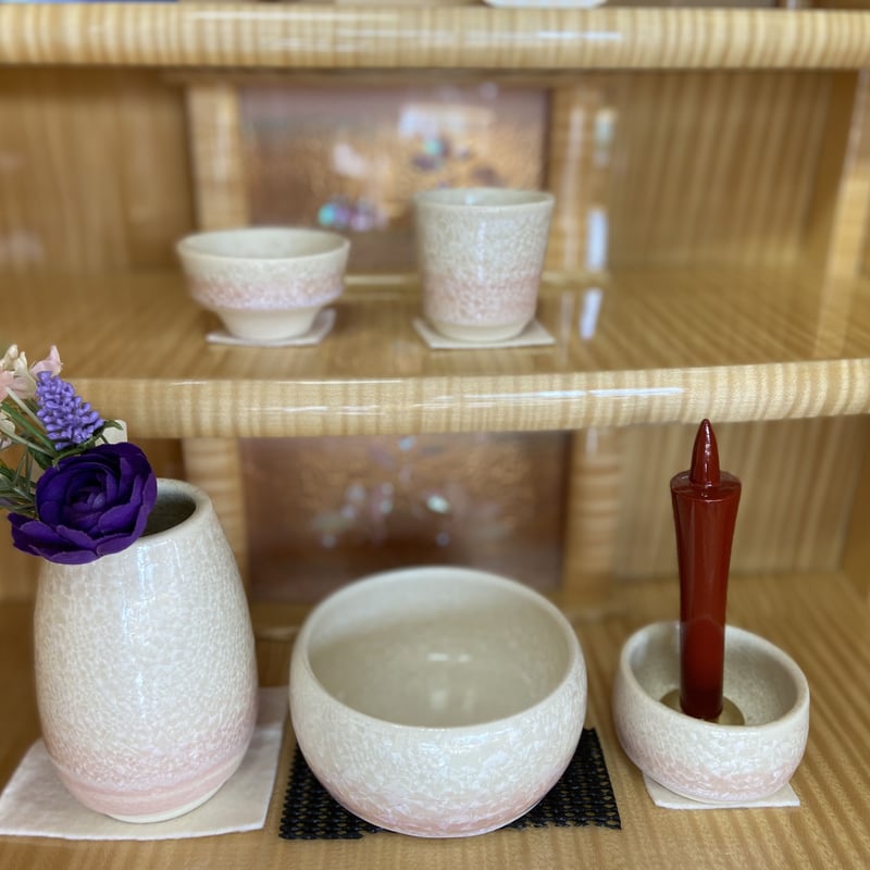 ユキノセイザ 5具足セット | 仏壇仏具のまつかわ（有）松川仏壇