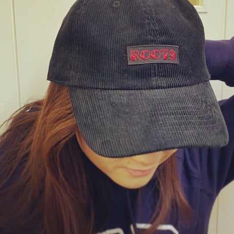 OSAKA ROOTS　キャップ　コーデュロイ　BR×RD 0001