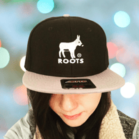 OSAKA ROOTS ロバ グレイ×ブラックキャップ 0015