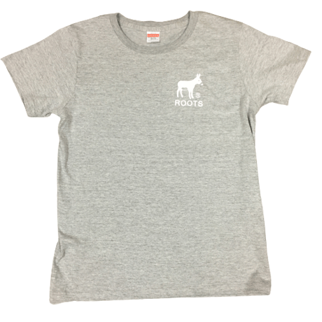 OSAKA ROOTS ロバTシャツ 【レディースLサイズ】グレー