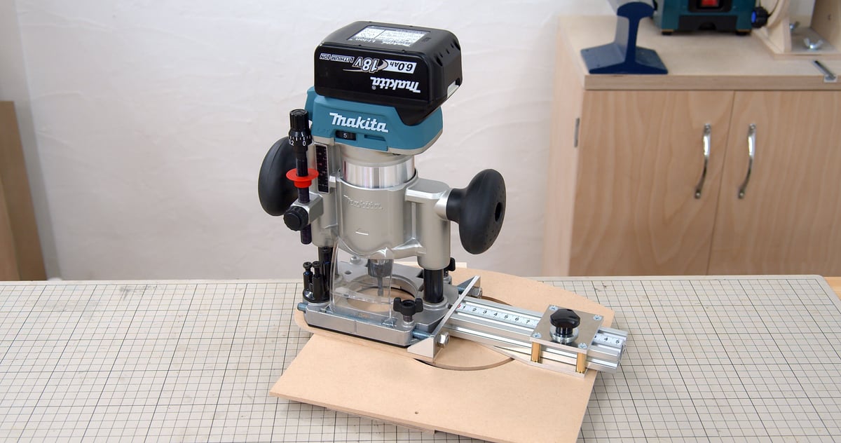 Extendable Router Jig Extendable Circle Cutting Router Jig | JSK's