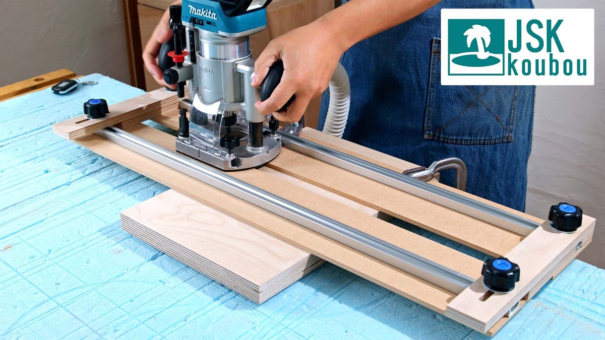 [Plan]2D adjustment Router jig | JSK's