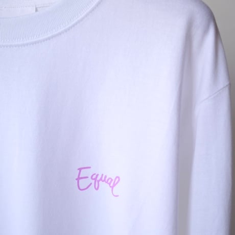[Lavender Pink] Equal ロングスリーブTシャツ／ Equal Long-sleeve T-shirt