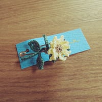 向日葵のブローチb-1