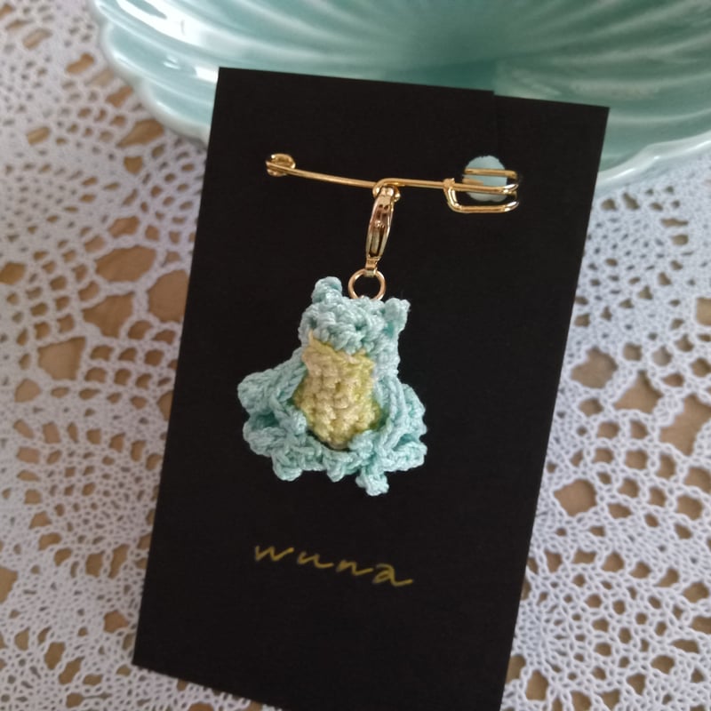 蛙のブローチb | wuna