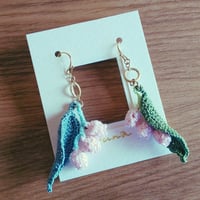 鈴蘭のピアス(桃)