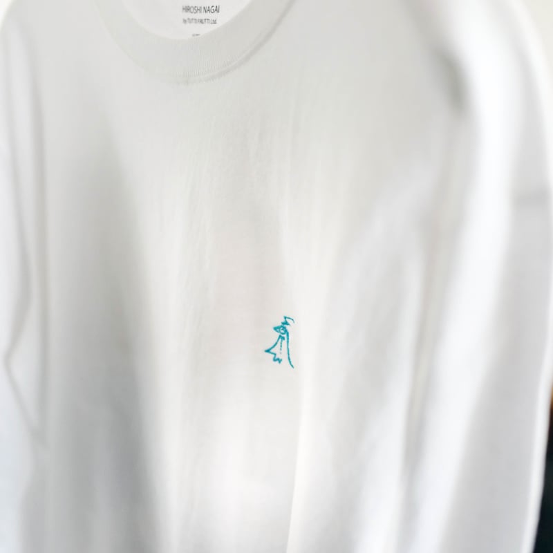 ロングTシャツ「silent pool」ホワイト 02 - Hiroshi Nagai by