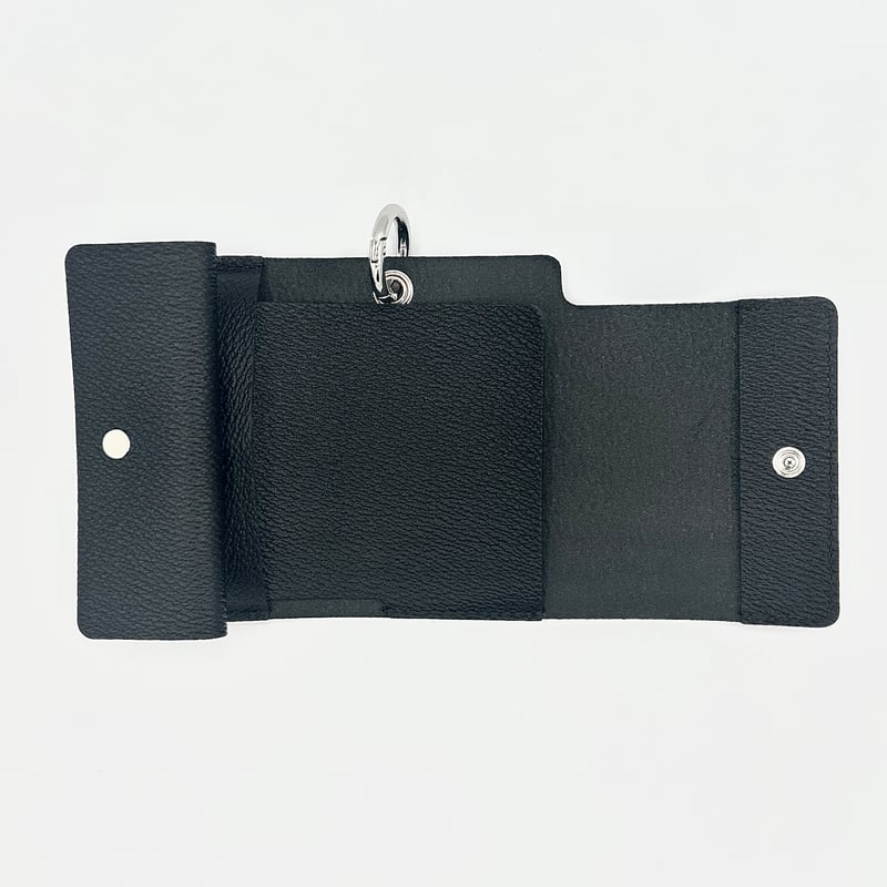 sugata＞Trifold Wallet / Black - 三つ折り財布 差異の整頓 |