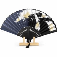 【別注】< Itoko > 銀霞扇 / 紺ぼかし染め
