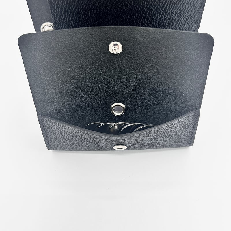 sugata＞Trifold Wallet / Black - 三つ折り財布 差異の整頓 |