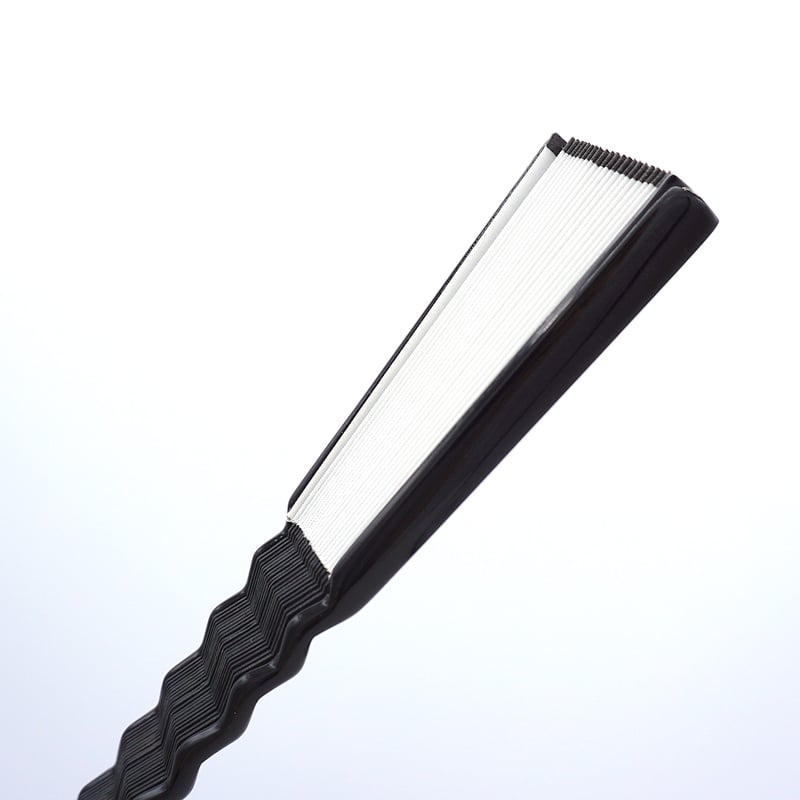 別注】< 西川庄六商店 > GIZAGIZA Fan / White × Black | G