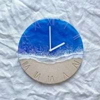 Night Blue Ocean Clock (シマー)