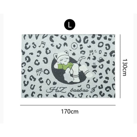 【 アウトレット品・他商品との同梱不可 】 HZ BAO BAO ★ ブランケット（阅趣时光）《阅趣时光・半边绒毛毯》