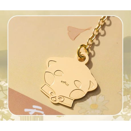 【 ◎ 】天官賜福（森罗万象）★  菩荠续话 【 07 】 金属しおり《菩荠续话系列・银杏叶金属书签》【予約商品・3月〜4月以降の発送予定】