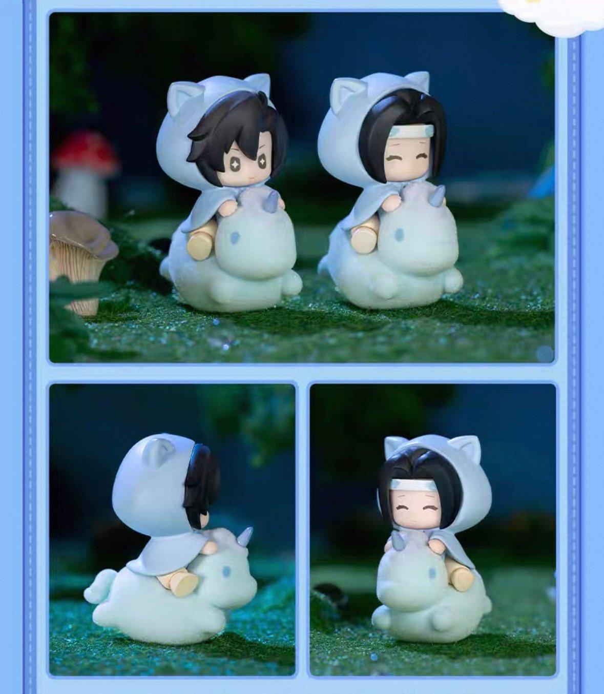 第3期・販売分 】魔道祖師（鹿鸣）☆ フィギュア（萌宠骑缘）※PVC《萌