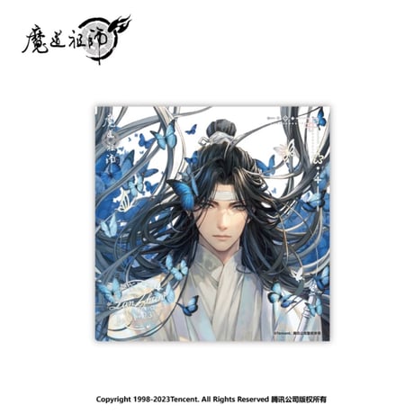 魔道祖師（南漫社）★ 2024 蓝忘机 生日【 03 】 色紙（縁なし）※紙《2024 蓝忘机 生日系列・无边签名板》