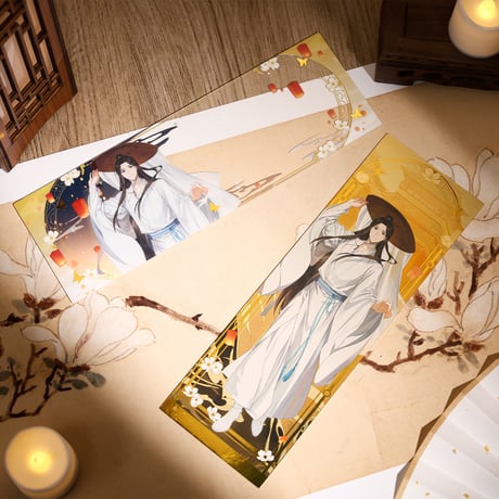 天官賜福（bili bili） ★ 惊鸿吉光 【 03 】 コレクションチケット（2種セット）　※アクリル&紙製《惊鸿吉光・亚克力收藏套票（全2款）》