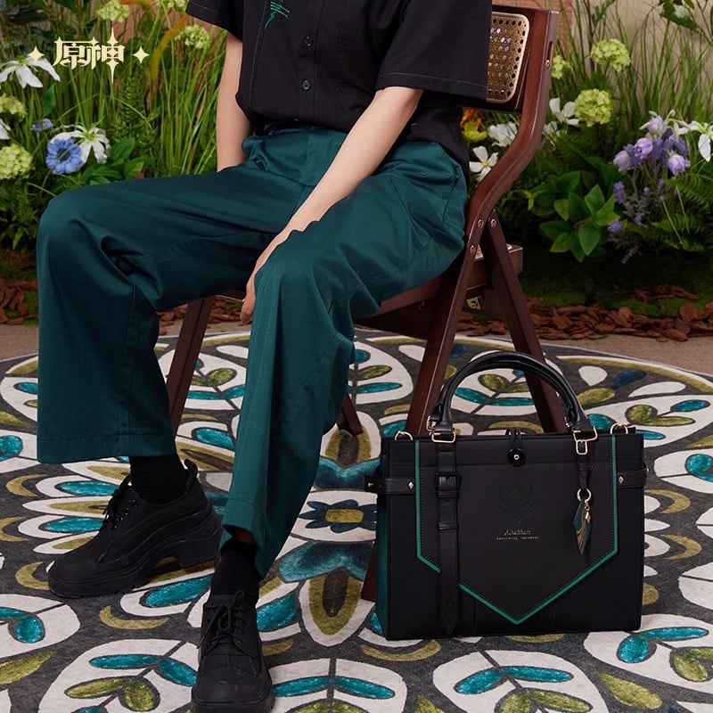 原神 ☆ バッグ（艾尔海森・アルハイゼン）《郁林与飞沙系列・艾尔海森