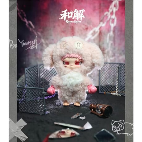 田栩宁・代言人（AYOR TOYS × 坏小孩 Kippo） ★ ぬいぐるみストラップ（反击时刻）《反击时刻系列盲盒・搪胶娃娃挂件》