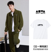 王一博・代言人（安踏） ★ Tシャツ（▲■▼▲）※男女兼用《▲■▼▲・短袖T恤》