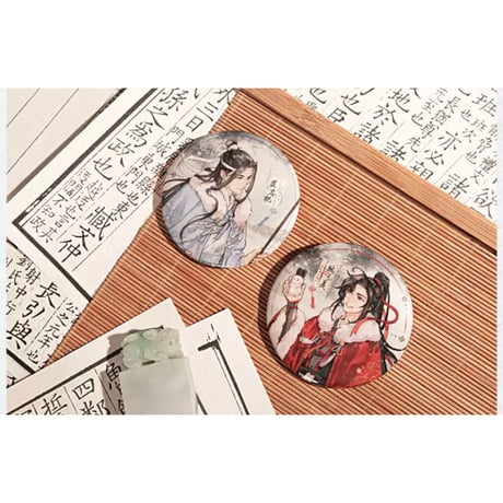 【 第3期・販売分 】魔道祖師（觅星社）★ 瑞雪初霁 【 02 】 缶バッジ（35mm）2種セット《瑞雪初霁 系列・徽章（65mm・全2款）》