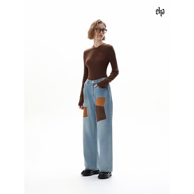 やうゆ 千鳥パンツ[男女兼用][セブンユニフォーム製品] WL1471｜飲食店制服