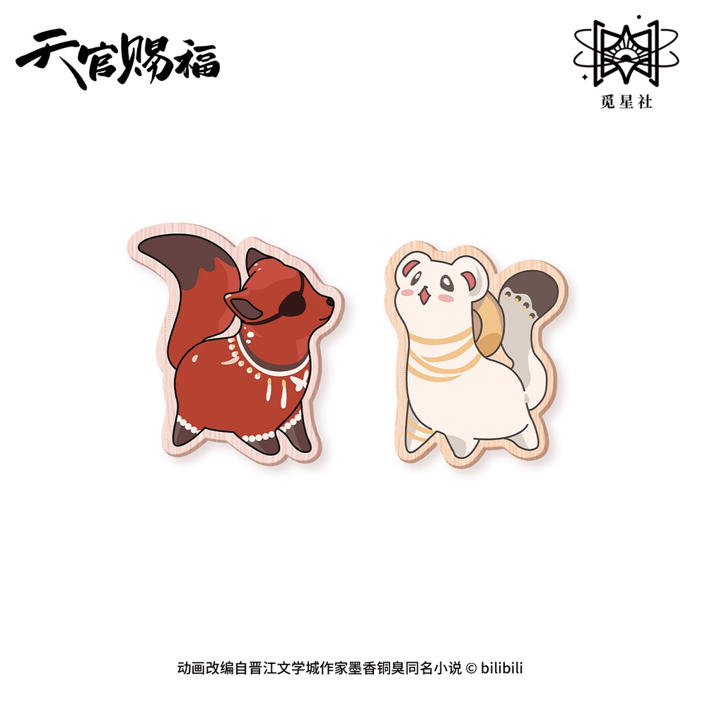 天官賜福公式 共赴錦卷シリーズ 3D巻物スタンディングマグネット 天官