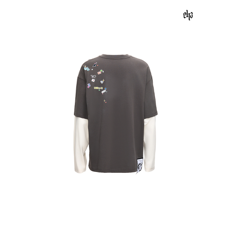 EHz・Z ☆ 星际 I - 拾荒者 【 05 】 長袖 Tシャツ（LOGO 贴纸