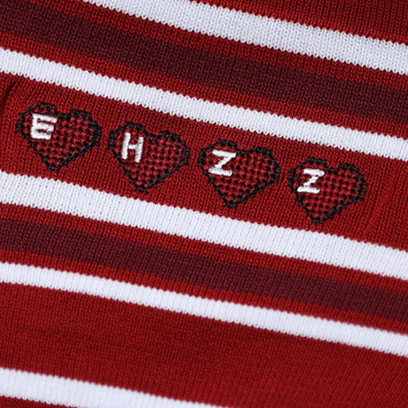 【 アウトレット品・他商品との同梱不可 】EHz・Z ★ 乐园序章【 04 】 ポロシャツ（条纹）《乐园序章・条纹 polo 衫》