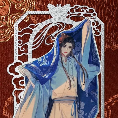 天官賜福（幸运石）★ 金属しおり（云镜双影）《云镜双影・金属书签》