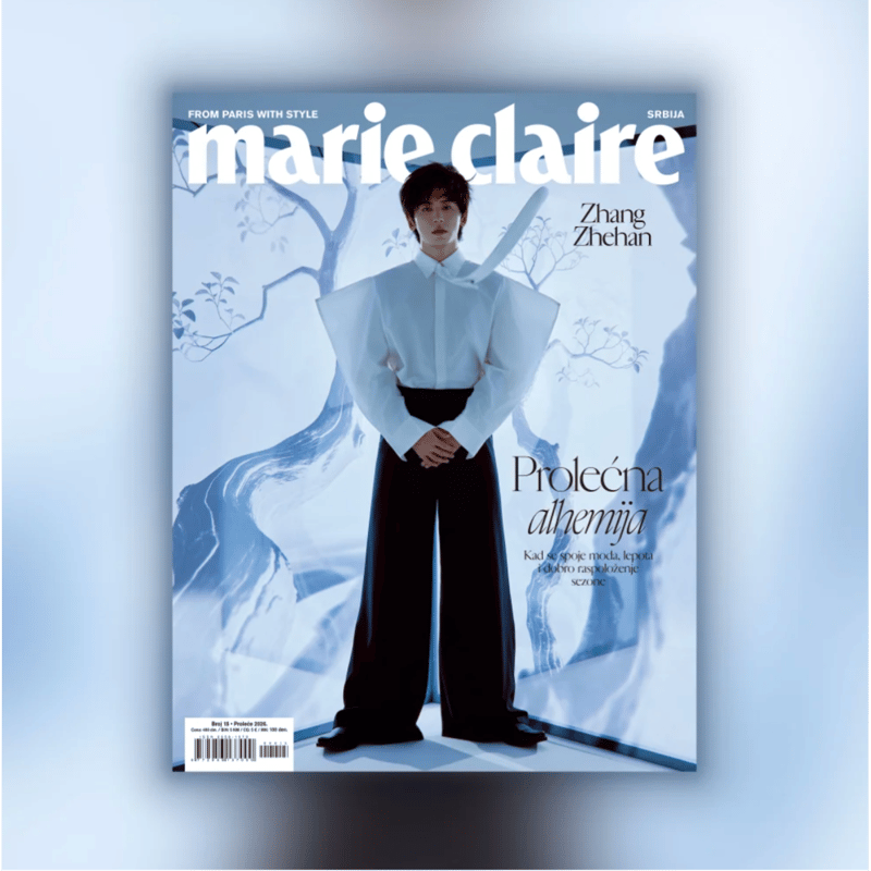 他商品との同梱発送不可 】張哲瀚（fashion voo） ☆ 雑誌（Marie Clai