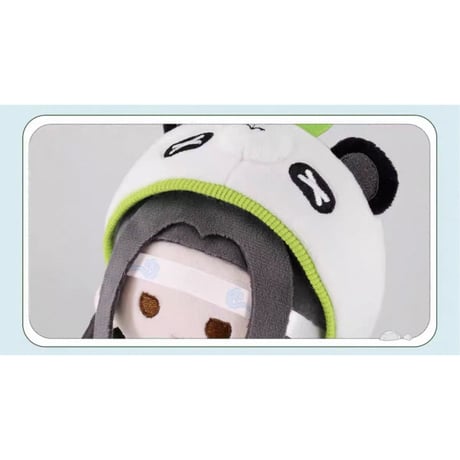 【 第3期・販売分 】魔道祖師（南漫社）★ ぬいぐるみ ストラップ（パンダ）約15cm《熊猫系列・毛绒挂件 15cm》