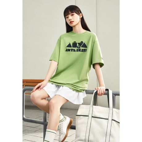 王一博・代言人（安踏） ★ Tシャツ（ANTA SKATE）※男女兼用《短袖针织衫》