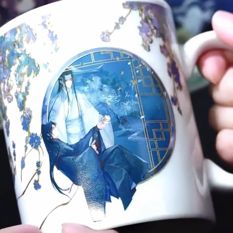 魔道祖師(幸运石)☆ 変色・マグカップ(松萝共倚)《变色马克 魔道祖師(幸运石)☆ 変色・マグカップ(松萝共倚)《变色马克