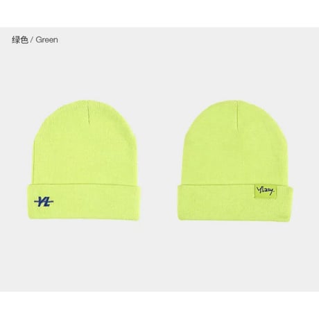 于斌・関連商品（Y . Lazy）★ ニット帽《LOGO毛线帽》