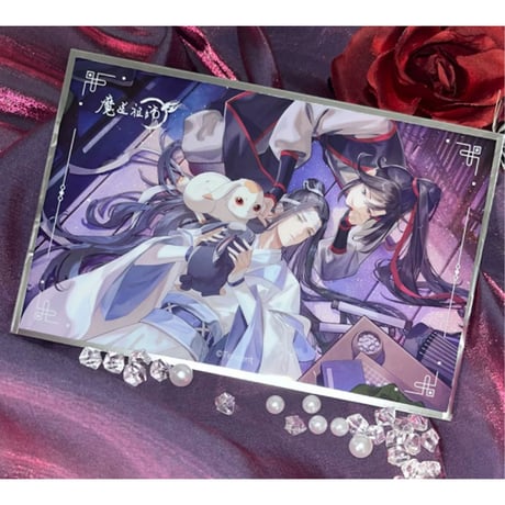 魔道祖師（腾讯）★ 闲庭嬉兔 【 03 】色紙　※アクリル《闲庭嬉兔・亚克力色纸》