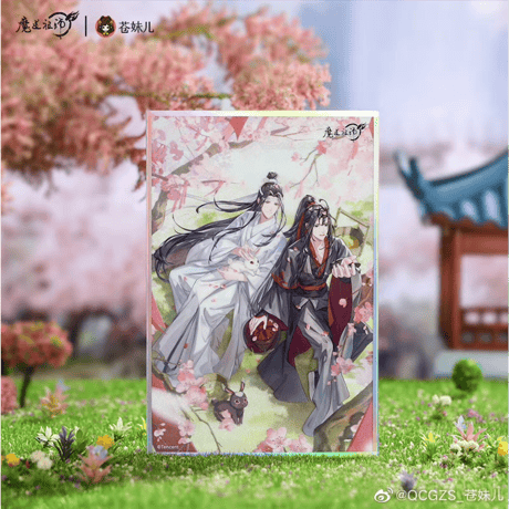 【 在庫のみ 】魔道祖師（苍妹儿）★ 游衍春序 【 04 】色紙　※アクリル＋紙《游衍春序・双闪色纸》
