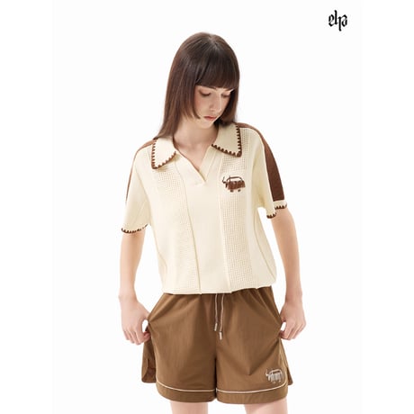 EHz・Z ★ 山语牧童 【 03 】 ポロシャツ（流苏绣花）《山语牧童・流苏绣花 POLO 衫》【予約商品・ 発送日未定】