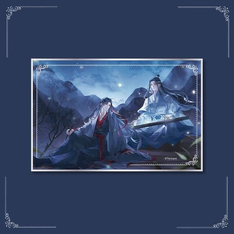 魔道祖師（腾讯）★ 问灵 【 02 】色紙　※アクリル《问灵系列・双人反光色纸》
