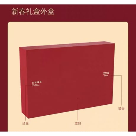 王一博・代言人（乐华娱乐） ★ 2025 新春限定 BOX（4個セット）《2025 新春限定礼盒（4盒套组）》【予約商品・3月〜4月以降の発送予定】