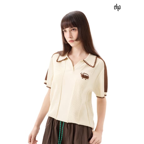 EHz・Z ★ 山语牧童 【 03 】 ポロシャツ（流苏绣花）《山语牧童・流苏绣花 POLO 衫》【予約商品・ 発送日未定】
