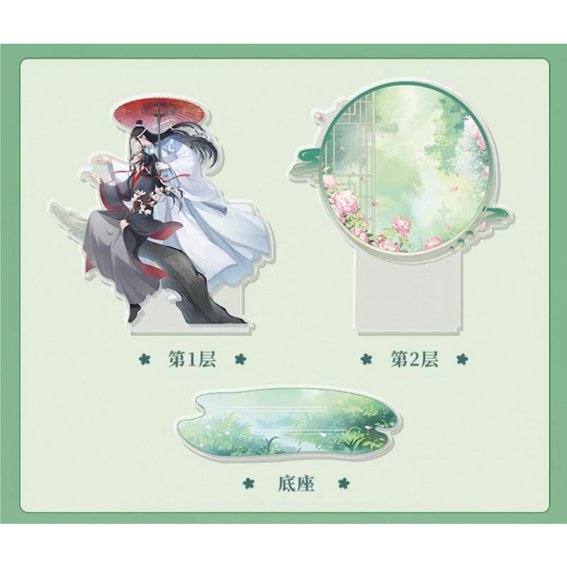 魔道祖師　ペアアクリルスタンド　誕生日 魔道祖師 ペア アクリルスタンド アクスタ 2024 藍忘機 BD