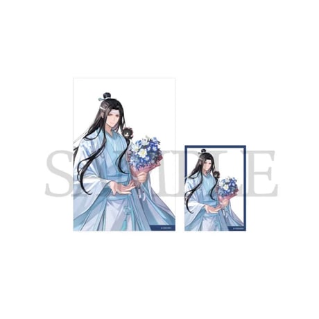 魔道祖師（kaze）★ 蓝忘机 生贺 「 雪春信 」【 08 】 クリアカード《蓝忘机 生贺 「 雪春信 」・透卡》