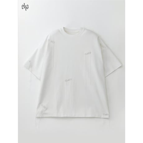 【 アウトレット品・他商品との同梱不可 】EHz・Z ★ 【 02 】 Tシャツ（创可贴）《Let's letter系列・创可贴 T恤》【予約商品・ 7月以降の発送予定】