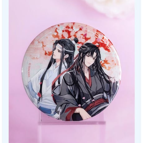 魔道祖師（kaze）★ 花绪 【 08 】 缶バッジ・75mm（春信・双人）《花绪・春信　双人吧唧》