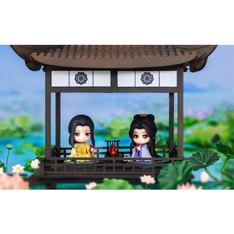 【 アウトレット品・他商品との同梱不可 】魔道祖師（撃苍）★ フィギュア・セット（金子轩 ・江厌离 ）※箱なし・透明ケースでの発送《金子轩&江厌离手办》